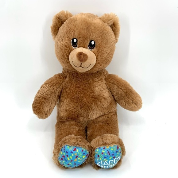 Build-A-Bear Workshop 15” Plush Teddy Bear 2018 Happy Birthday Bear - Picture 1 of 9